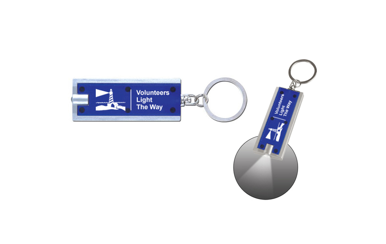 Volunteers Light The Way LED KeyChain Volunteers Light The Way LED KeyChain